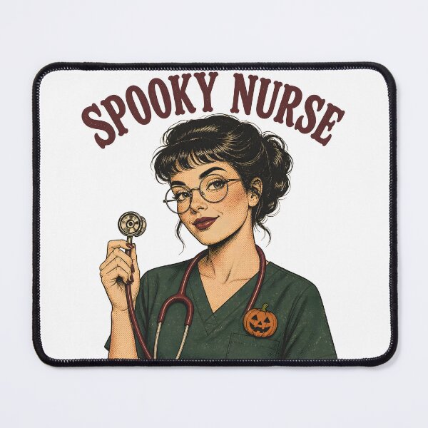 Item preview, Vintage Spooky Nurse Retro Halloween Healthcare Worker designed and sold by RoyesButler.