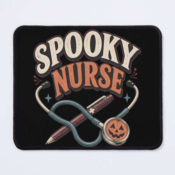 Item preview, Spooky Nurse Stethoscope Halloween Medical Worker designed and sold by RoyesButler.