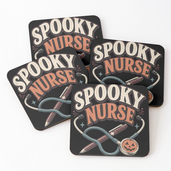 Item preview, Spooky Nurse Stethoscope Halloween Medical Worker designed and sold by RoyesButler.