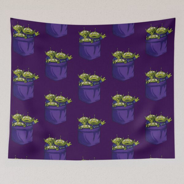 Item preview, Cute Three Eyed Aliens In Pocket    designed and sold by Bohepa.
