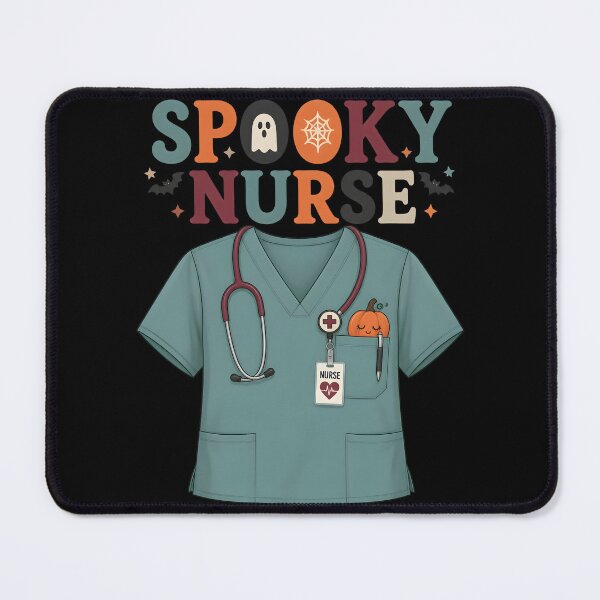 Item preview, Spooky Nurse Scrubs Halloween Medical Uniform designed and sold by RoyesButler.
