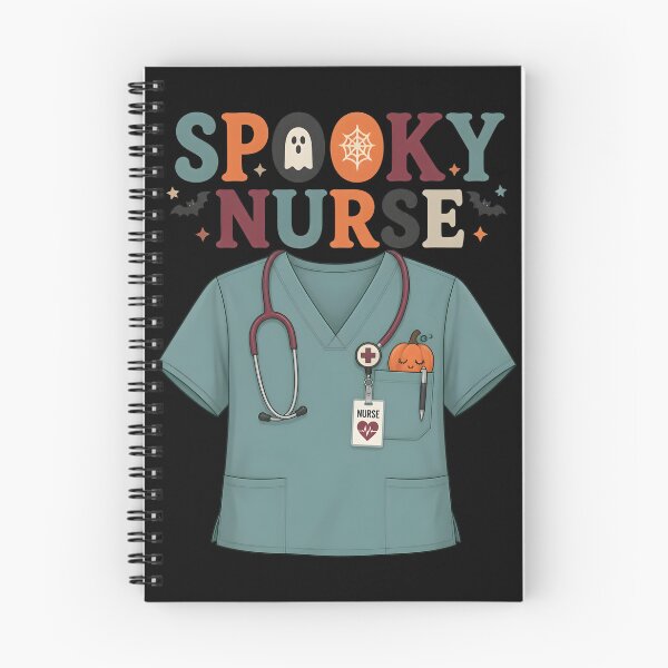 Item preview, Spooky Nurse Scrubs Halloween Medical Uniform designed and sold by RoyesButler.