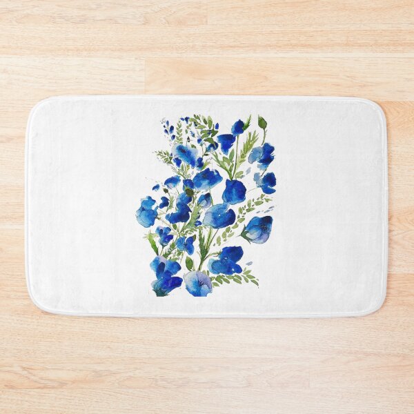Item preview, blue flowers designed and sold by cyrille68.