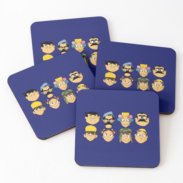 Item preview, El Chavo del Ocho Face Characters Grid designed and sold by Bohepa.