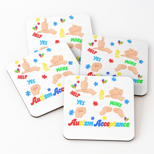Item preview, Autism Acceptance Sign Language Communication designed and sold by KireVeronica.
