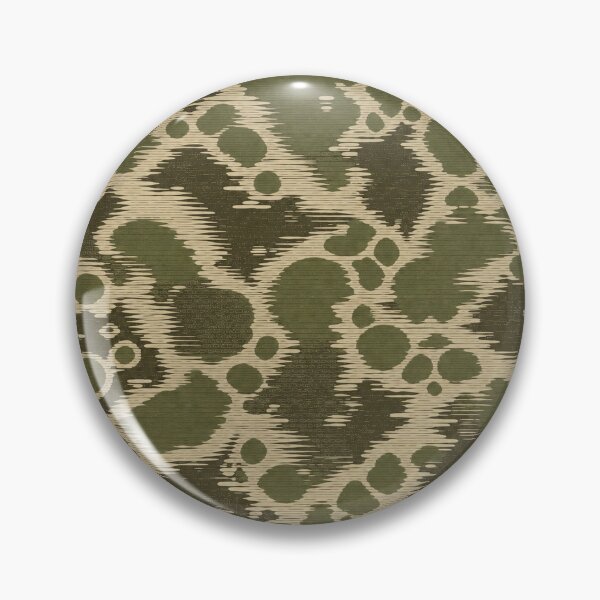 Item preview, Olive Ikat Camouflage – Abstract Wavy Organic Camo Pattern designed and sold by Bodique.
