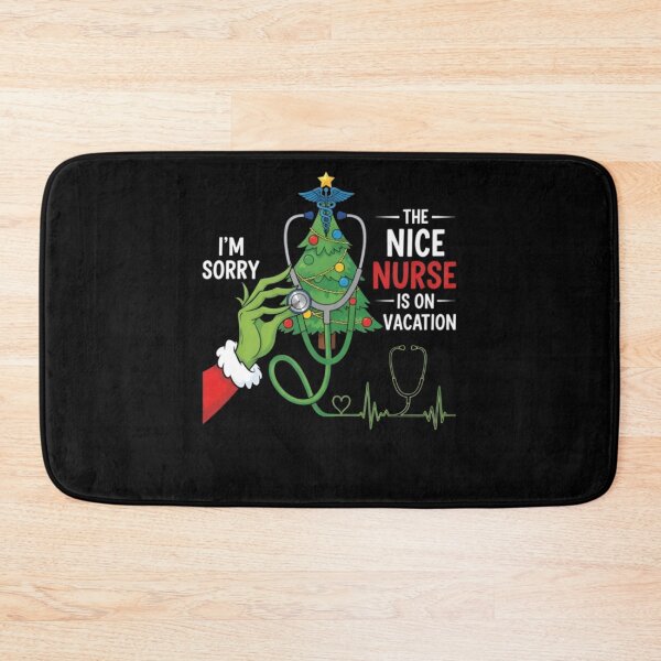 Item preview, I'M SORRY THE NICE NURSE IS ON VACATION Christmas Tree Stethoscope designed and sold by ghanagjkiyf.