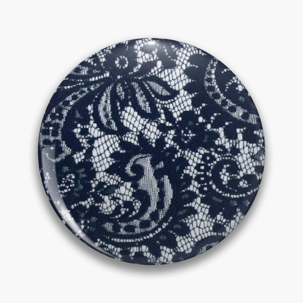 Item preview, Navy Blue Lace Chic Elegant Aesthetic Design designed and sold by bellasaint.