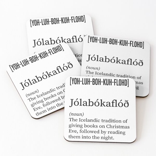 Item preview, Magical Jólabókaflóð Winter Reading Adventure designed and sold by joy-Moons.