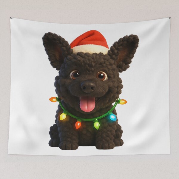 Item preview, Pumi Dog Christmas Cheer designed and sold by Sillytoe.