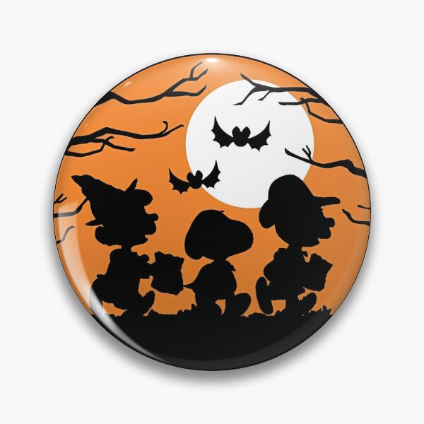 Item preview, Peanuts Halloween Trick Or Treat Moon Silhouette designed and sold by Bohepa.