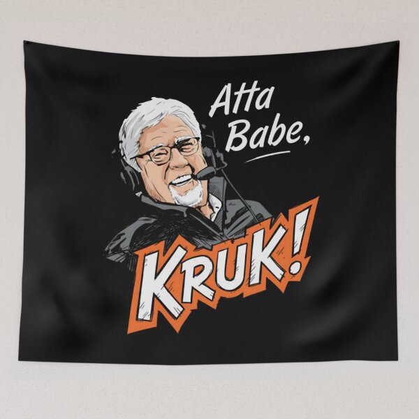 Item preview, Atta Babe Kruk Baseball Announcer Quote Design designed and sold by orvnealar.
