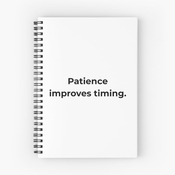 Item preview, Patience improves timing. designed and sold by MPSTUDIOPL.