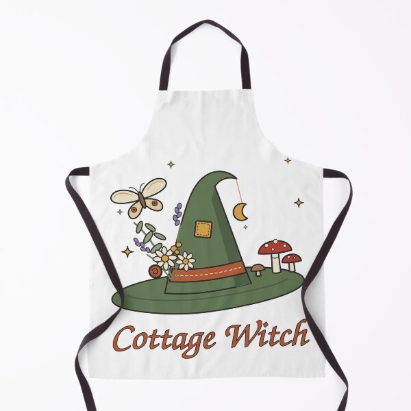 Item preview, Witchy Cottagecore Hat – Mushrooms, Moth and Wildflower Witch Design designed and sold by Aurora Prints.