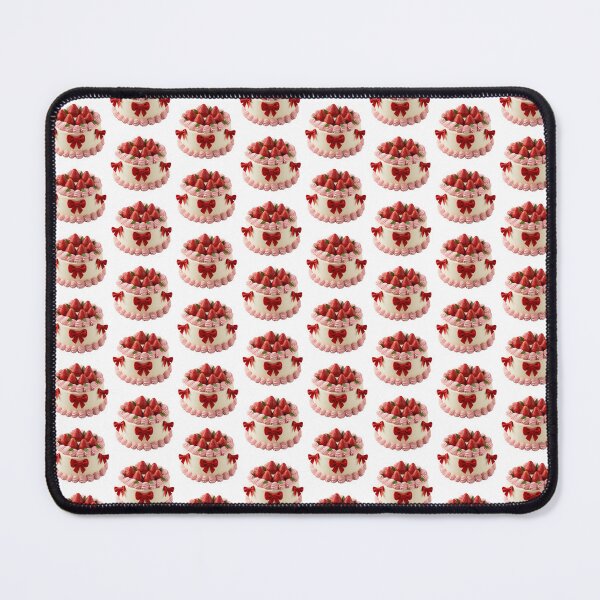 Item preview, Elegant Strawberry Cake With Red Bow Accents designed and sold by deisgnsbyshane.