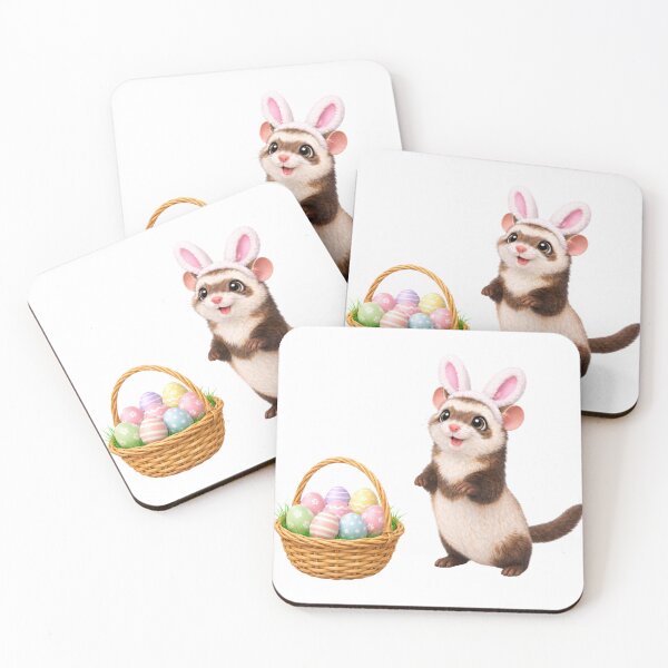 Item preview, Sable Ferret Easter Basket designed and sold by Sillytoe.