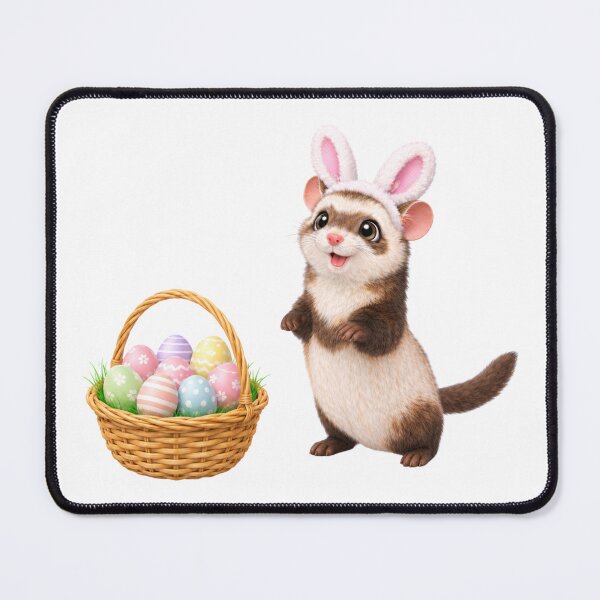 Item preview, Sable Ferret Easter Basket designed and sold by Sillytoe.