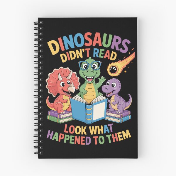 Item preview, Dinosaurs Didn't Read Look What Happened To Them – Reading Art designed and sold by jkrphoto.