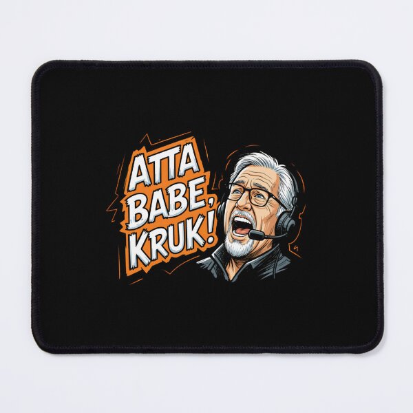 Item preview, Atta Babe Kruk Retro Sportscaster Announcer Design designed and sold by orvnealar.