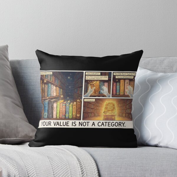 Item preview, Magical Library of Humanity – “Your value is not a category” designed and sold by Mianku | Für das Leben.