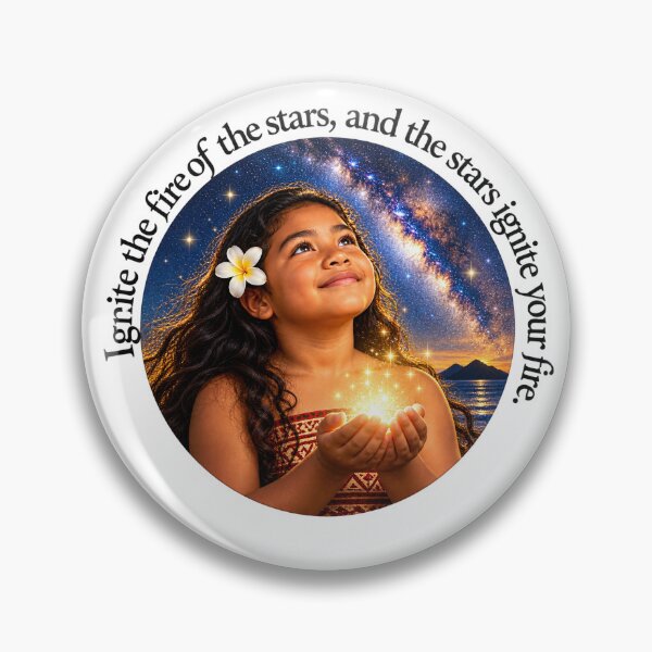 Item preview, Polynesian Wisdom Proverb - Ignite the fire of the stars | Pacific Art designed and sold by ShakaLife.org.