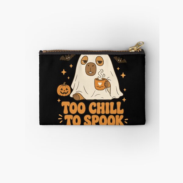 Item preview, Too Chill to Spook – Sleepy Bear Ghost Halloween Art designed and sold by urbancanvas2.