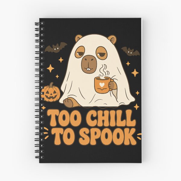 Item preview, Too Chill to Spook – Sleepy Bear Ghost Halloween Art designed and sold by urbancanvas2.