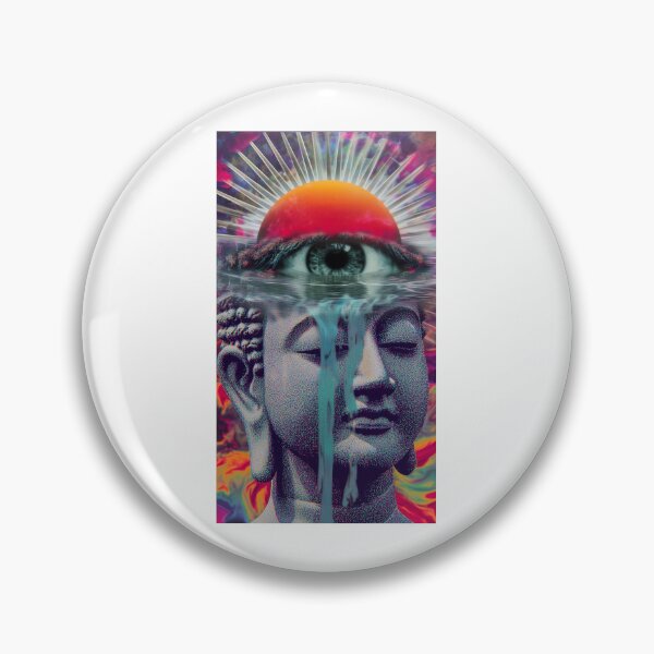 Item preview, The Sunrise Eye Weeping Over A Buddha's Face designed and sold by MongLongStudio.