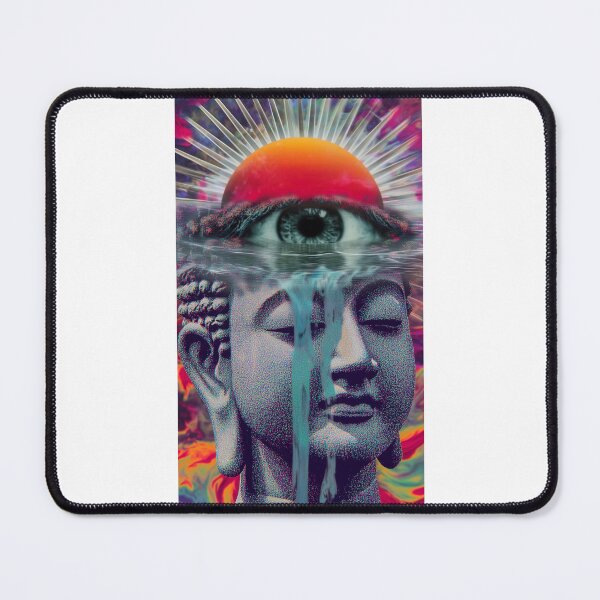 Item preview, The Sunrise Eye Weeping Over A Buddha's Face designed and sold by MongLongStudio.