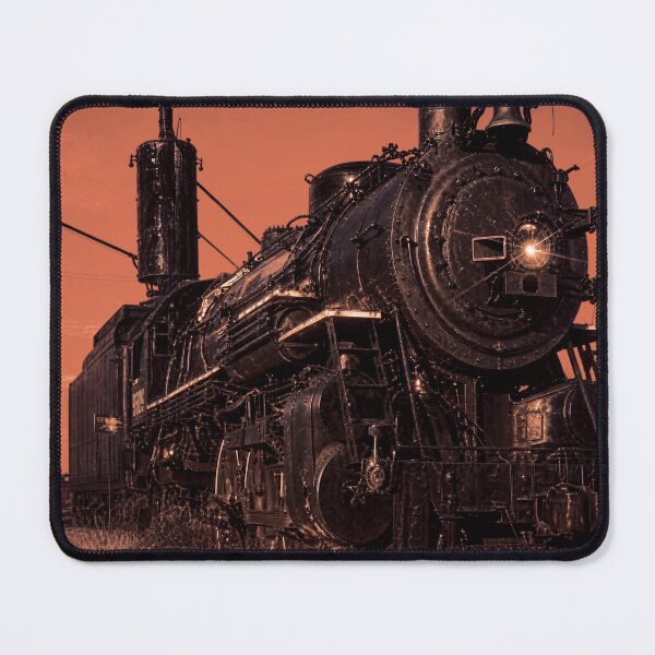 Item preview, Vintage Steam Locomotive. Industrial Railway at Sunset designed and sold by CCWorkfloor.