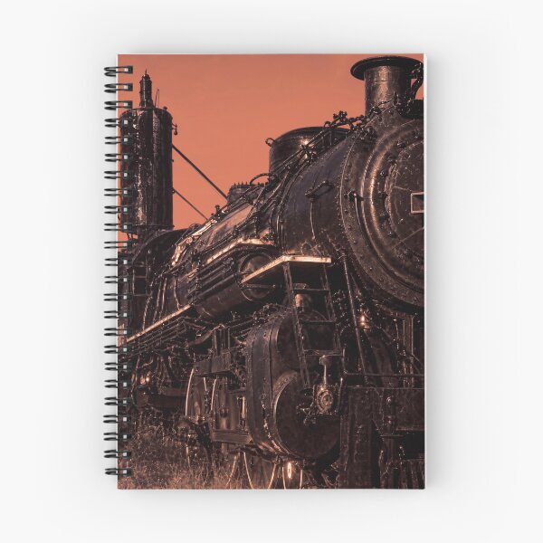 Item preview, Vintage Steam Locomotive. Industrial Railway at Sunset designed and sold by CCWorkfloor.