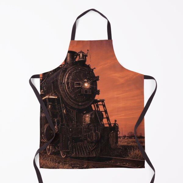 Item preview, Vintage Steam Locomotive. Industrial Railway at Sunset designed and sold by CCWorkfloor.