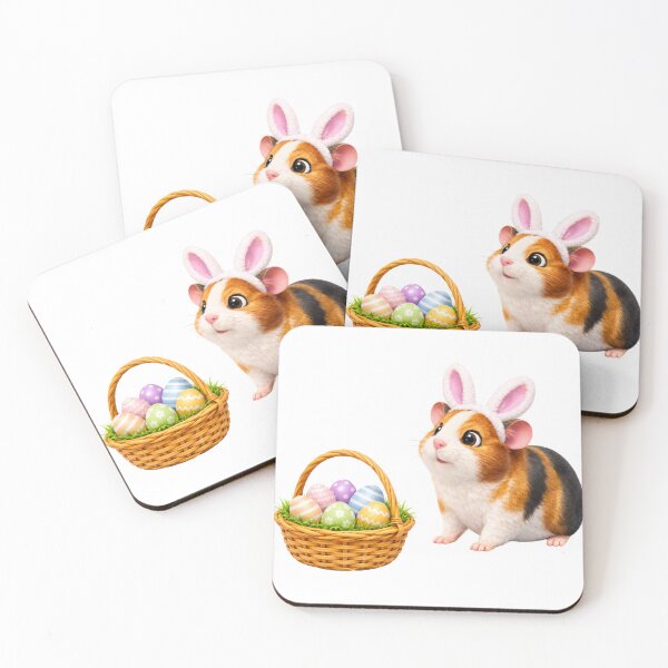 Item preview, Satin Guinea Pig Easter Joy designed and sold by Sillytoe.