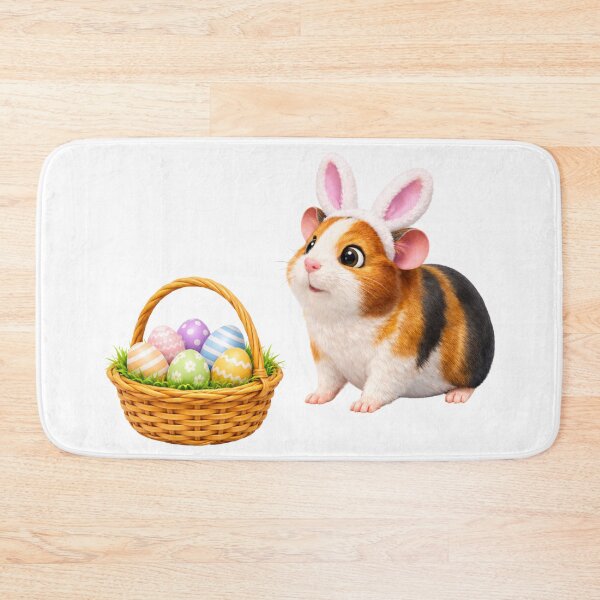 Item preview, Satin Guinea Pig Easter Joy designed and sold by Sillytoe.