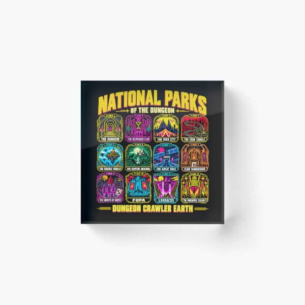 Item preview, Dungeon Crawler Carl National Parks Of The Dungeon Wolrd designed and sold by Revoleos.