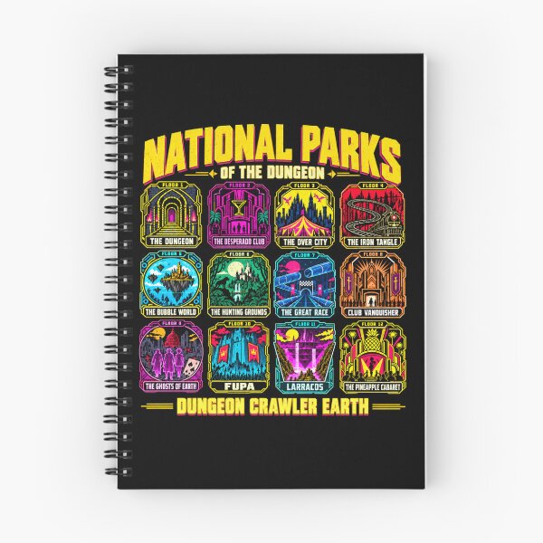 Item preview, Dungeon Crawler Carl National Parks Of The Dungeon Wolrd designed and sold by Revoleos.