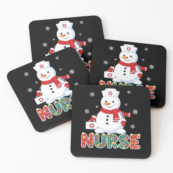 Item preview, Nurse Snowman Christmas Ornament designed and sold by ghanagjkiyf.