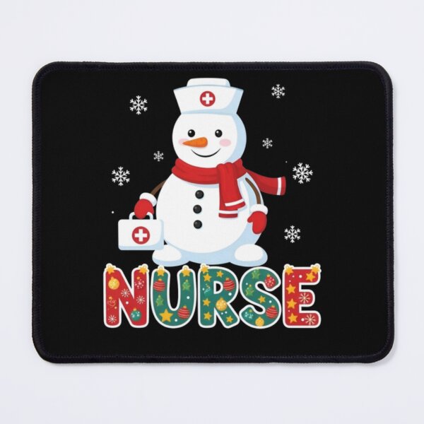 Item preview, Nurse Snowman Christmas Ornament designed and sold by ghanagjkiyf.