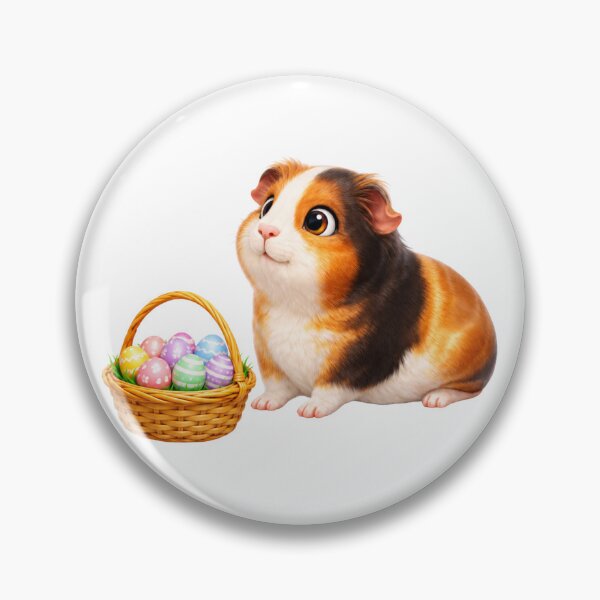 Item preview, Satin Guinea Pig Easter Basket designed and sold by Sillytoe.