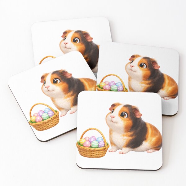 Item preview, Satin Guinea Pig Easter Basket designed and sold by Sillytoe.