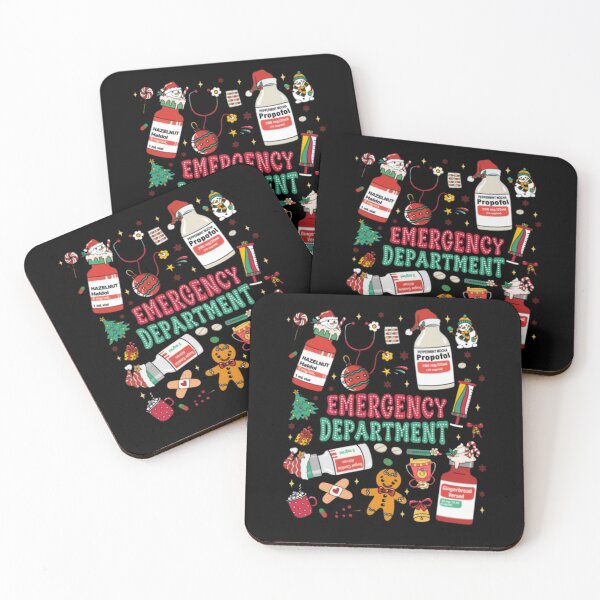 Item preview, Emergency Department Christmas Nurse Medical Holiday designed and sold by ghanagjkiyf.