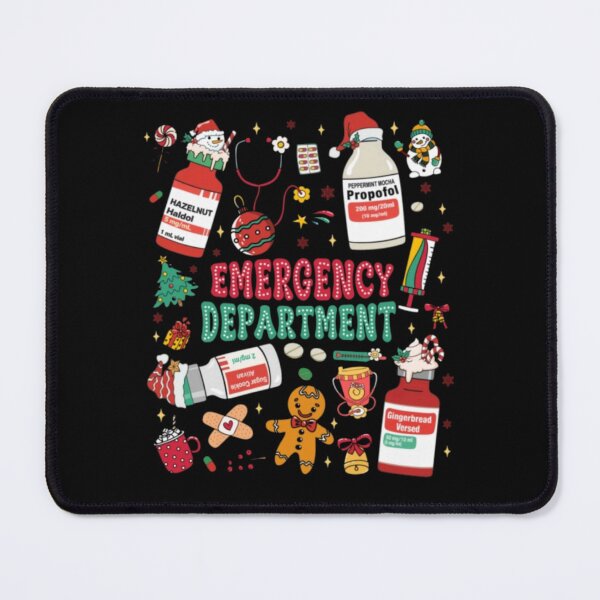 Item preview, Emergency Department Christmas Nurse Medical Holiday designed and sold by ghanagjkiyf.