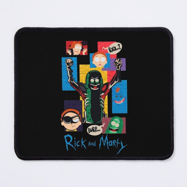 Item preview, Pickle Rick And Morty Collage Art designed and sold by Bohepa.