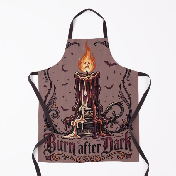 Item preview, Burn After Dark – Gothic Ghost Candle Halloween designed and sold by RajDeals.