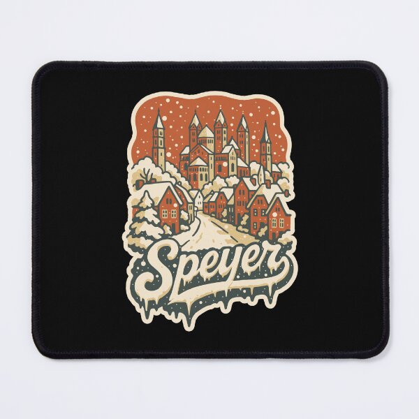 Item preview, Speyer Germany Christmas – Romantic Winter Scene designed and sold by Boogosh.