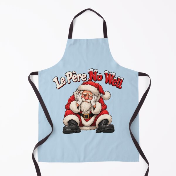 Item preview, Father No Well – Sad Santa Claus – Funny Christmas Pun designed and sold by WordPlayStudio.