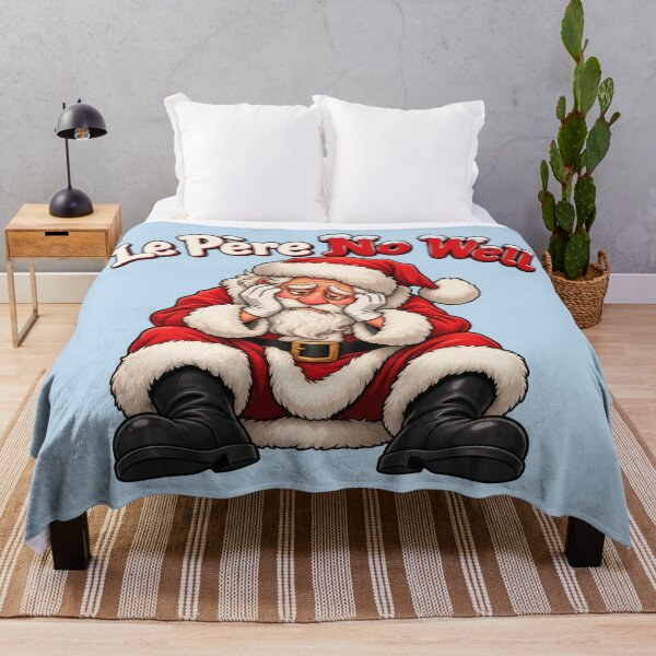 Item preview, Father No Well – Sad Santa Claus – Funny Christmas Pun designed and sold by WordPlayStudio.