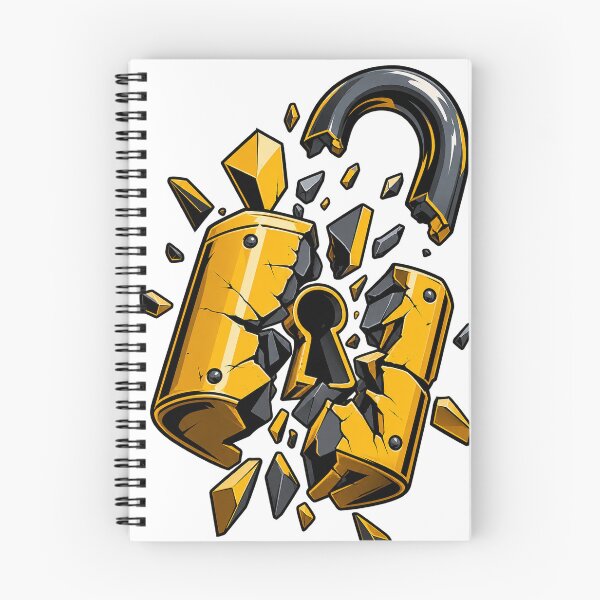Item preview, Exploding Lock | Break Free designed and sold by rigelcreation.