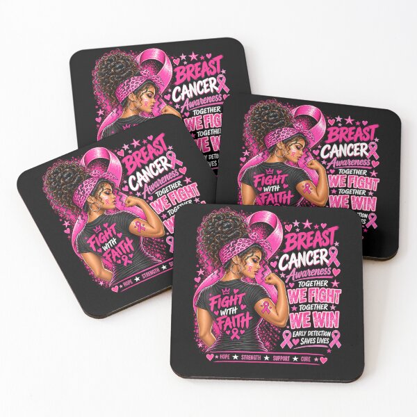 Item preview, Women Black African American Breast Cancer Pink Ribbon Girl  designed and sold by ArtByimamS.