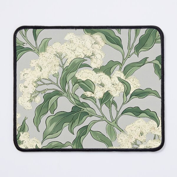 Item preview, Flowering Myrtle Canopy Celadon Botanical Pattern designed and sold by Studio BC.